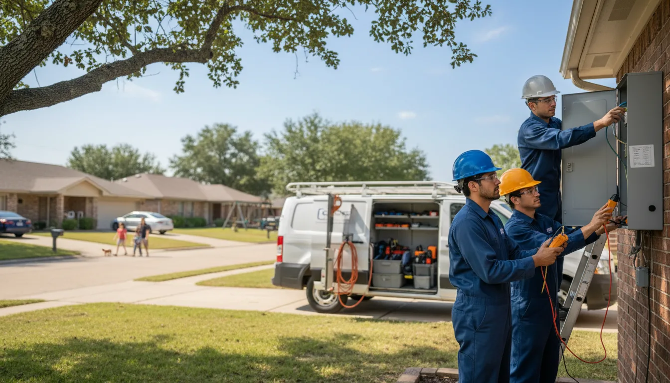 Certified electrician providing emergency electrical services in Lake Como, FL